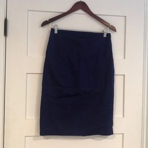 Express Indigo Blue High Waist Pencil Skirt